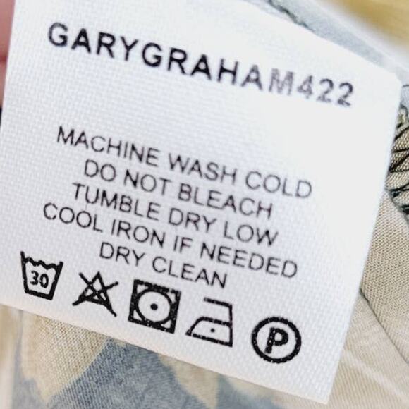 *NEW* Gary Graham GARYGRAHAM422 "Army Floral" Scoop Neck Cocoon Top - Large - Picture 7 of 7